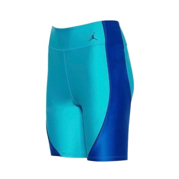 🆕Jordan Essential Blue Bike Activewear Workout Shorts - Picture 1 of 9